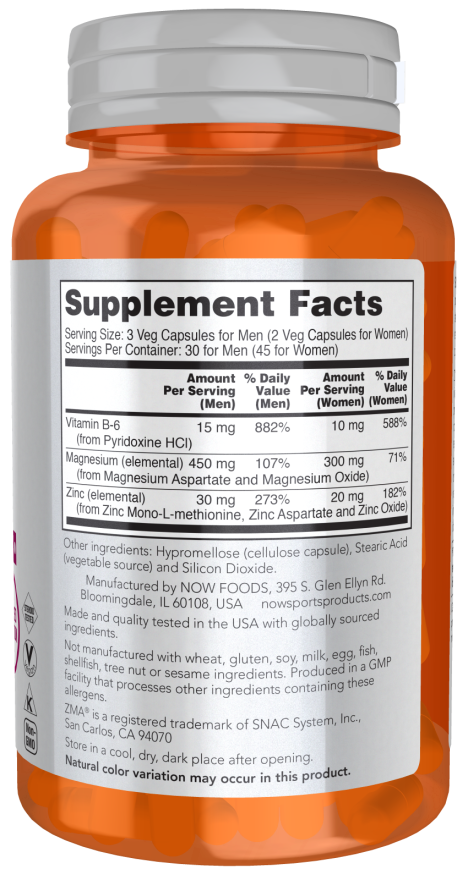 ZMA 90 Veg Capsulas Now