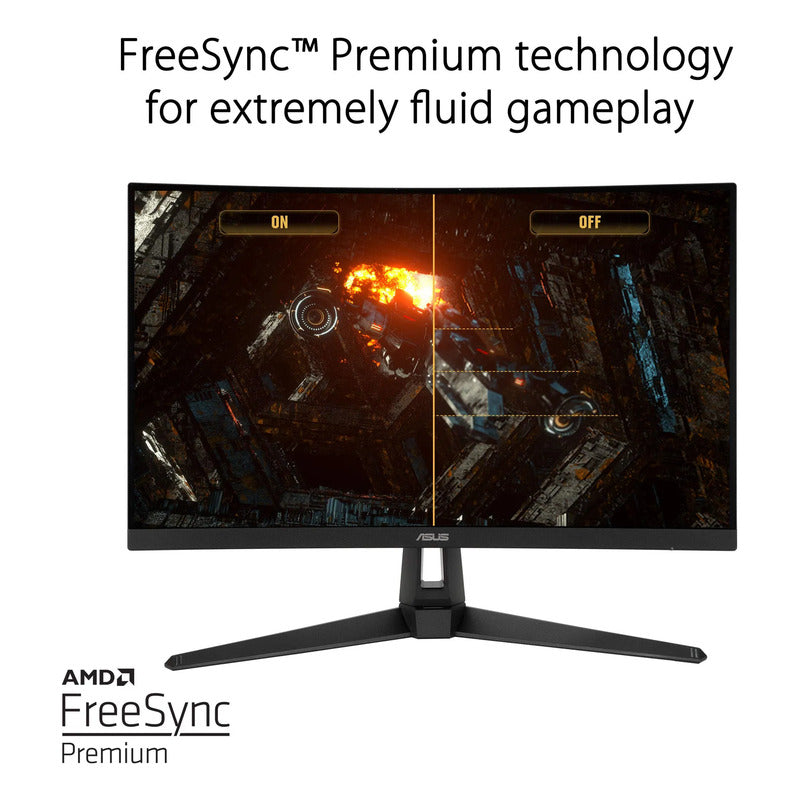 Monitor Curvo De 27 Pulgadas Full Hd 165hz 1ms Freesync Va 120.0 1000 Voltios