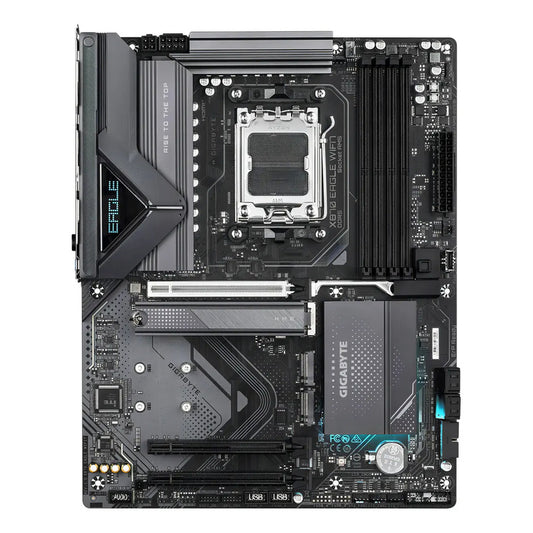 Tarjeta Madre Gigabyte X870 Eagle Wifi7 Am5 Ddr5 Pcie 5.0 Color Negro