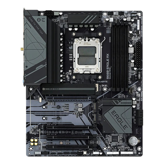Tarjeta Madre Gigabyte B650 Eagle Ax Socket Am5 Color Negro