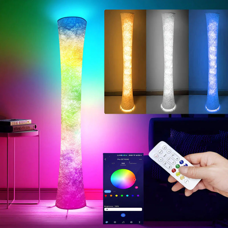 World Win Lámparas De Pie Led Inteligentes, Cambio De Colo