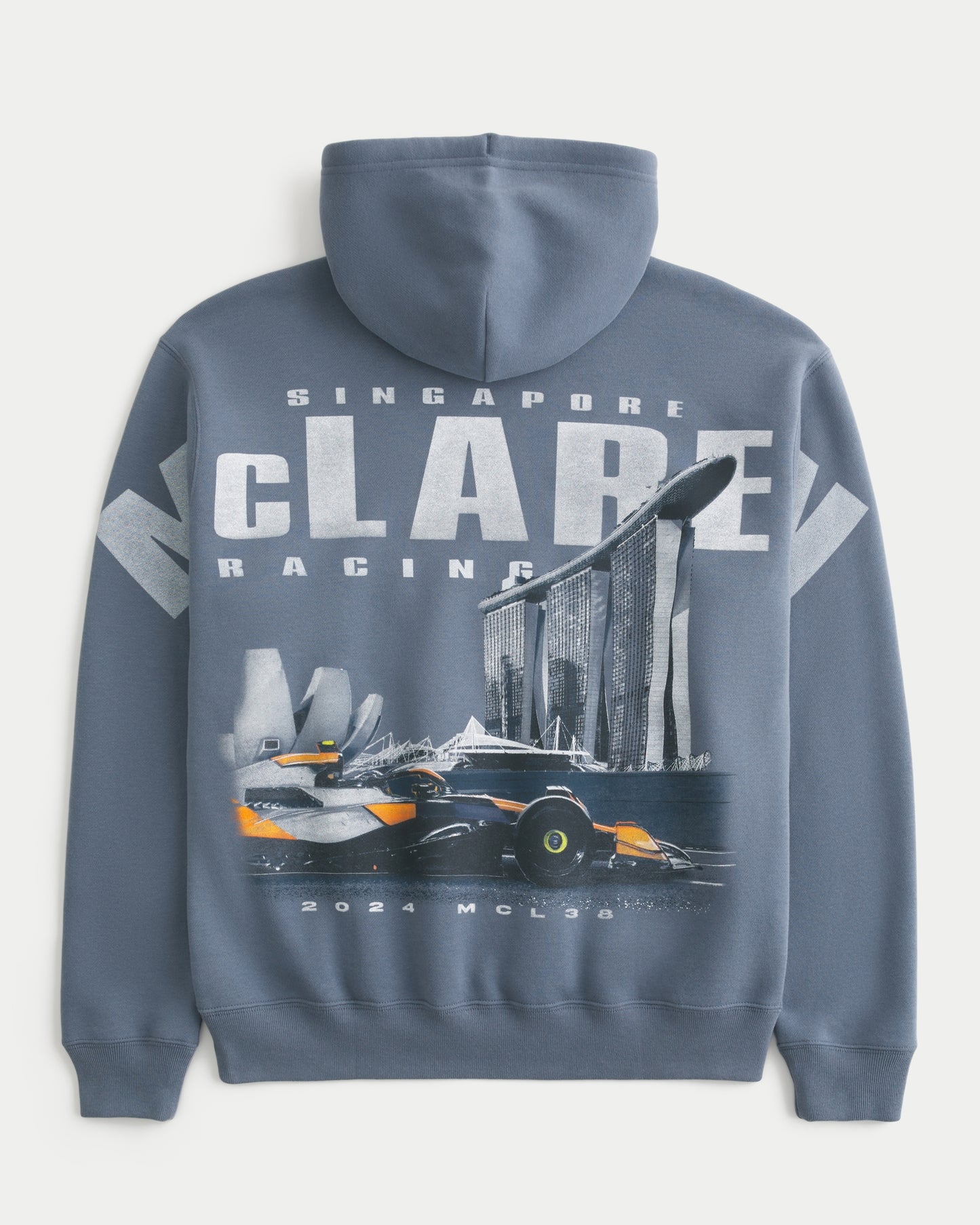Buzo Hoodie con capucha gráfico de McLaren Azul Hombre