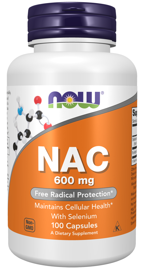 Nac Acetil Cisteína Capsula Now 100 Capsulas