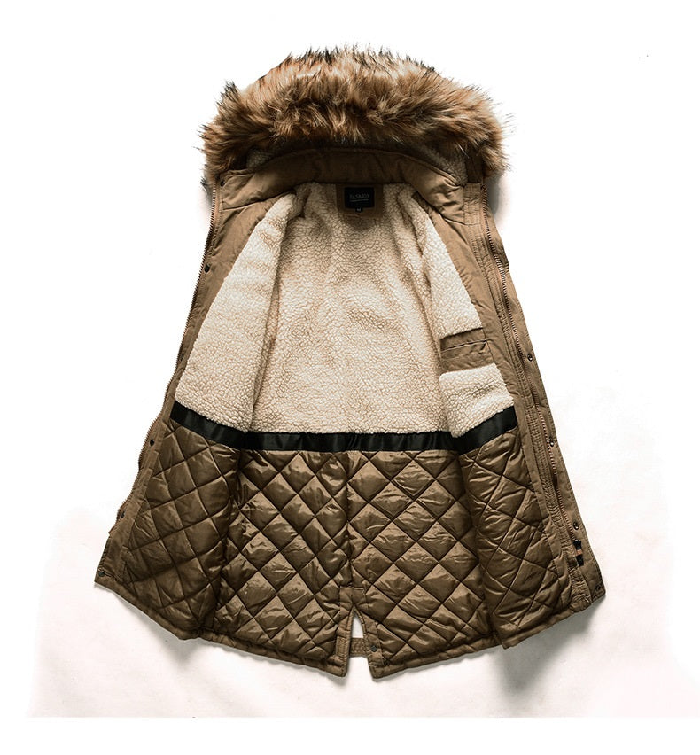 Chaqueta Parka Para Hombre Acolchada