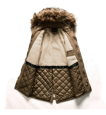 Chaqueta Parka Para Hombre Acolchada