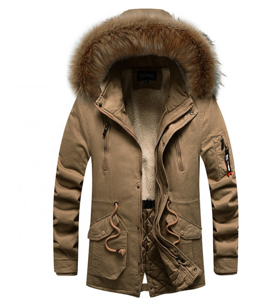 Chaqueta Parka Para Hombre Acolchada