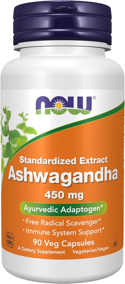 Ashwagandha 450 Mg Now 90 Veg Capsulas