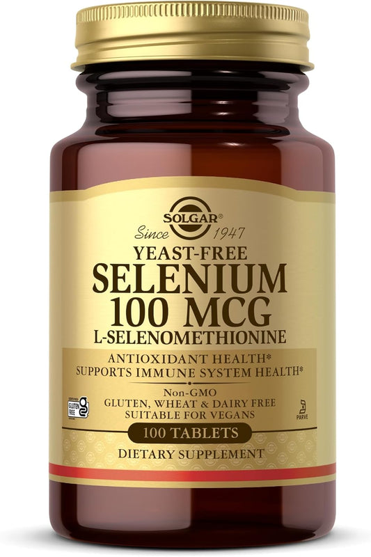 Solgar Selenio Sin Levadura 100 Mcg 100