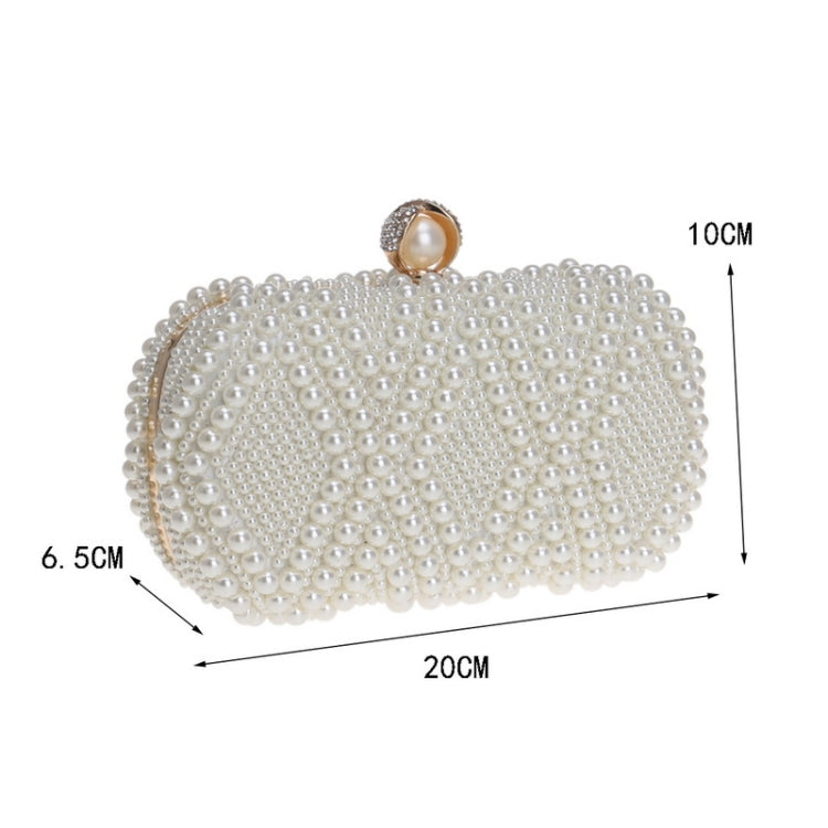Bolso de mano con perlas para fiesta de banquete a la moda para mujer
