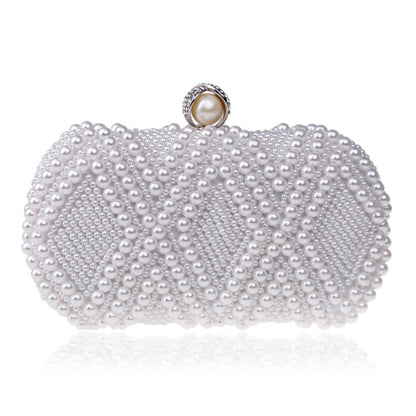 Bolso de mano con perlas para fiesta de banquete a la moda para mujer