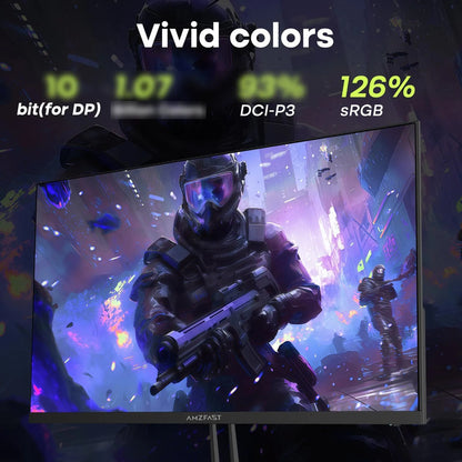 Monitor De Juegos Fhd 1080p 24.5 Pulgadas 280hz 1ms Mat 125 Voltaje