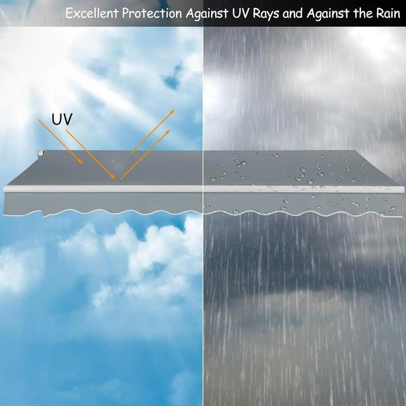 Cubierta Superior Retráctil Para Toldos, Toldo Impermeable. A