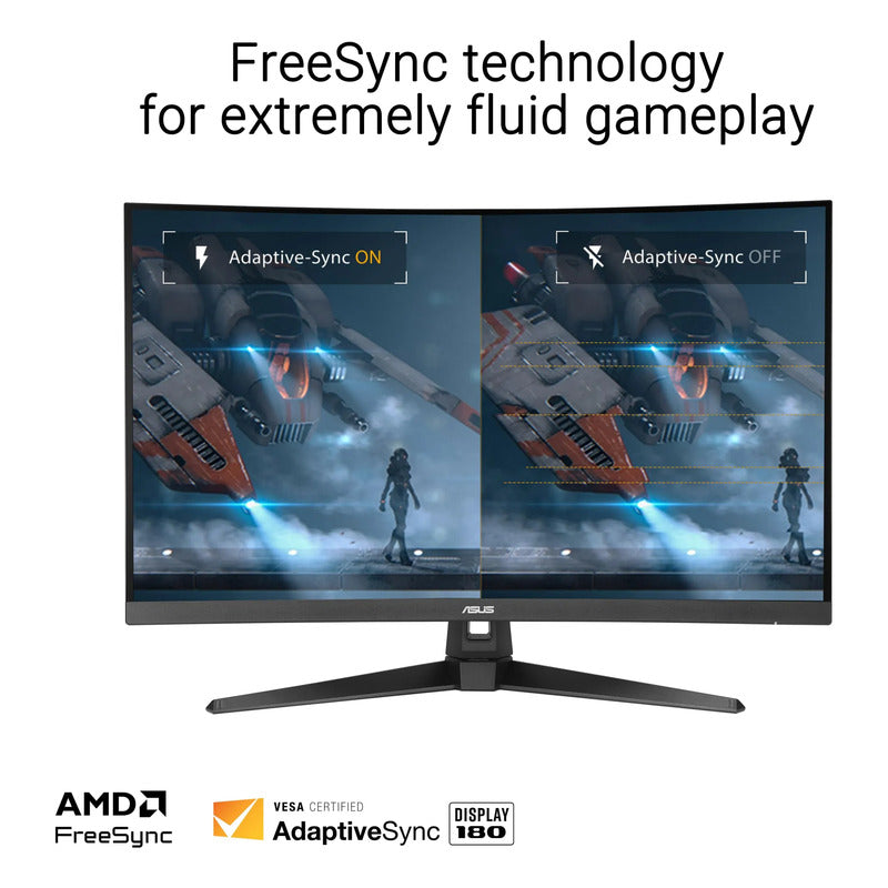 Monitor Curvo De 31.5 Pulgadas Qhd 180hz 0.5ms Freesync 120.0 Voltaje