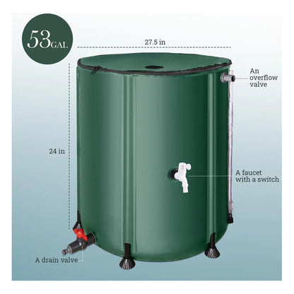 Skm Sistema De Recolección De Agua De Barril De Lluvia Ple.