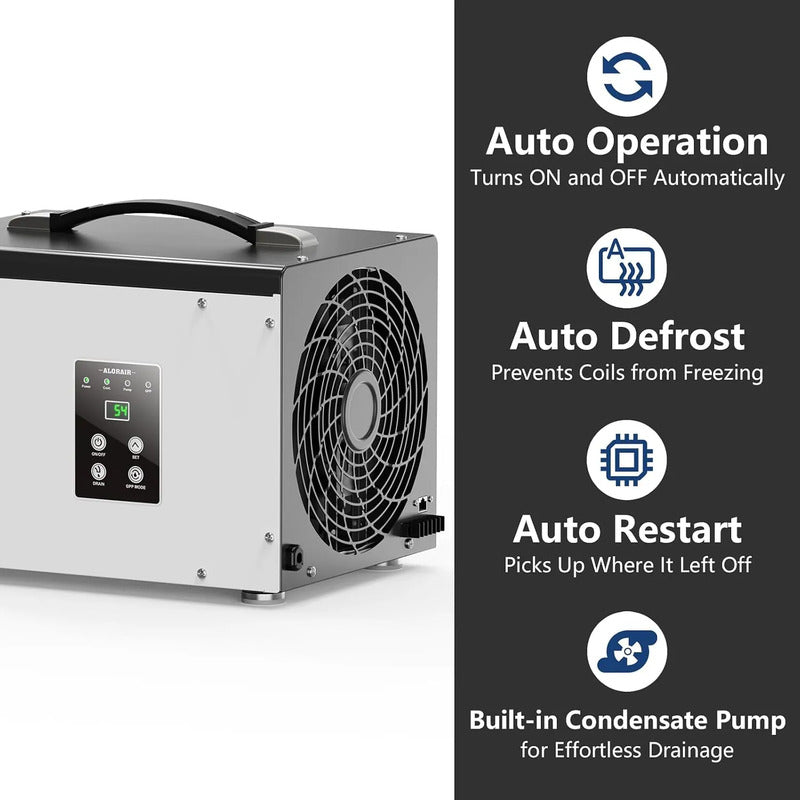 Deshumidificador Alorair Hd35p 70 Pintas Envió Rápido Blanco 110v