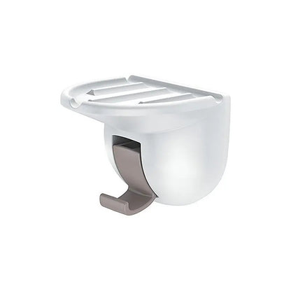 Jabonera De Succión De Seguridad Para El Baño Color Blanco