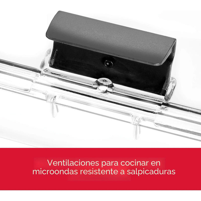 Juego De 5 Contenedores Plásticos Sin Bpa A Prueba De Fugas Transparente