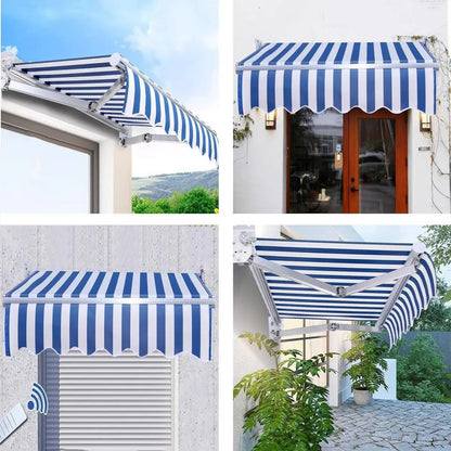 Toldo Retráctil Para Patio, Sombrilla Impermeable, Refugio. A