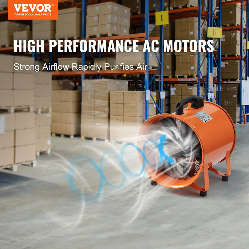 Ventilador Soplador Extractor Vevor 10 Pulgadas Ducto De 5m 110v