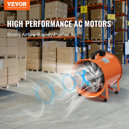 Ventilador Soplador Extractor Vevor 10 Pulgadas Ducto De 5m 110v