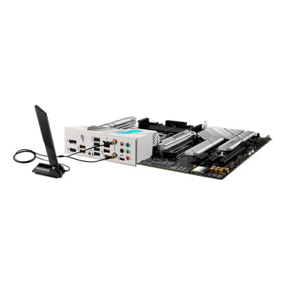 Tarjeta Madre Asus Rog Strix B650-a Gaming Wifi 6e Usb C Negro Con Blanco