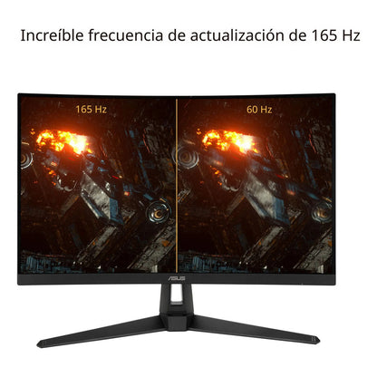 Monitor Curvo De 27 Pulgadas Full Hd 165hz 1ms Freesync Va 120.0 1000 Voltios