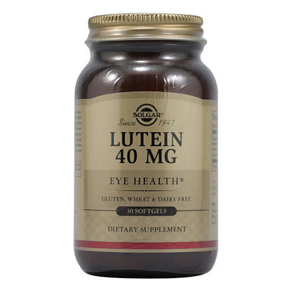 Solgar Lutein 40 Mg 30 Softgels Sin Sabor