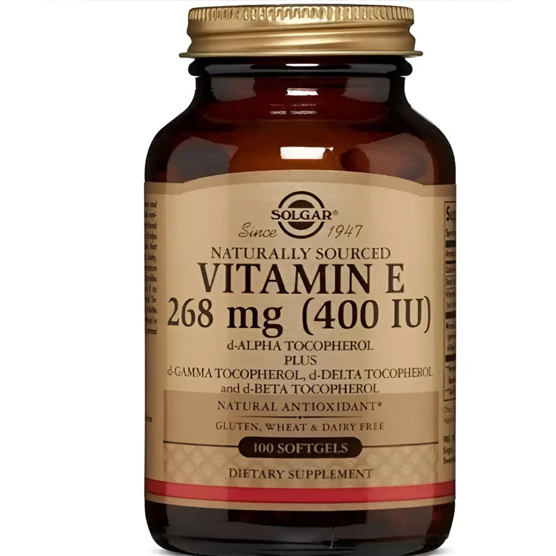 Solgar Vitamina E D-alfa D-beta D-delta 400 Ui 100 Caps N/a