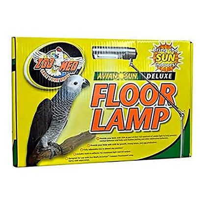 Lámpara De Pie Columna Zoo Med Aviansun, De Lujo Para Mascotas Verde Oscuro