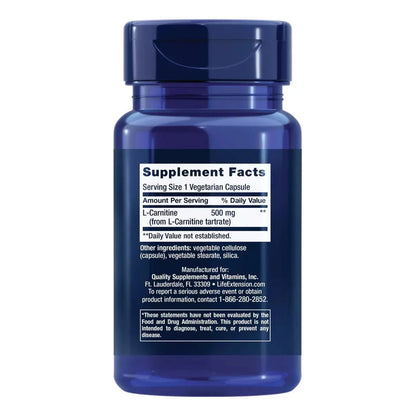 2 L-carnitine 500 Mg X 30 Caps - Unidad A $114000 Sin Sabor