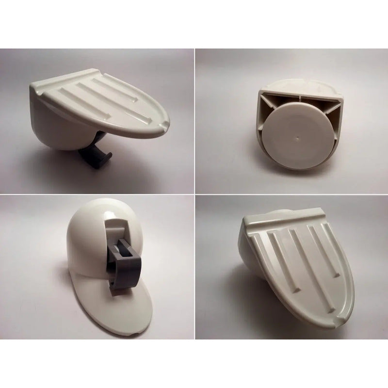 Jabonera De Succión De Seguridad Para El Baño Color Blanco