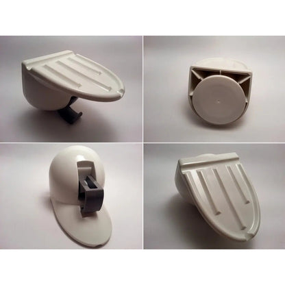 Jabonera De Succión De Seguridad Para El Baño Color Blanco