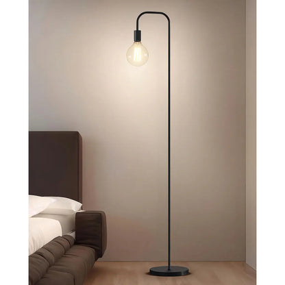 Lámpara De Pie Industrial Oneach Led Para Sala Y Dormitorio Verde Oscuro
