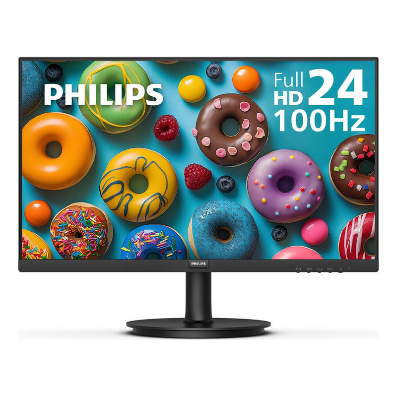 Monitor Led 24 Pulgadas Full Hd 100hz Sin Marco 178 Grados Sí 12 Voltios