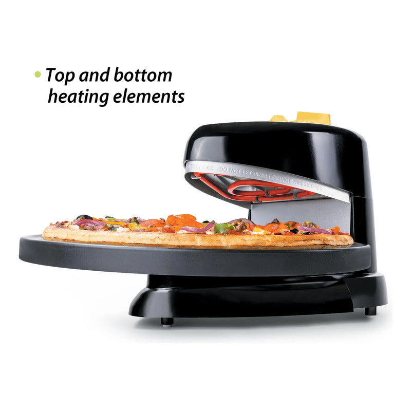 Horno De Pizza Encimera 30 Cm Color Especial Verde Dorado 1235 Vatios Verde/dorado