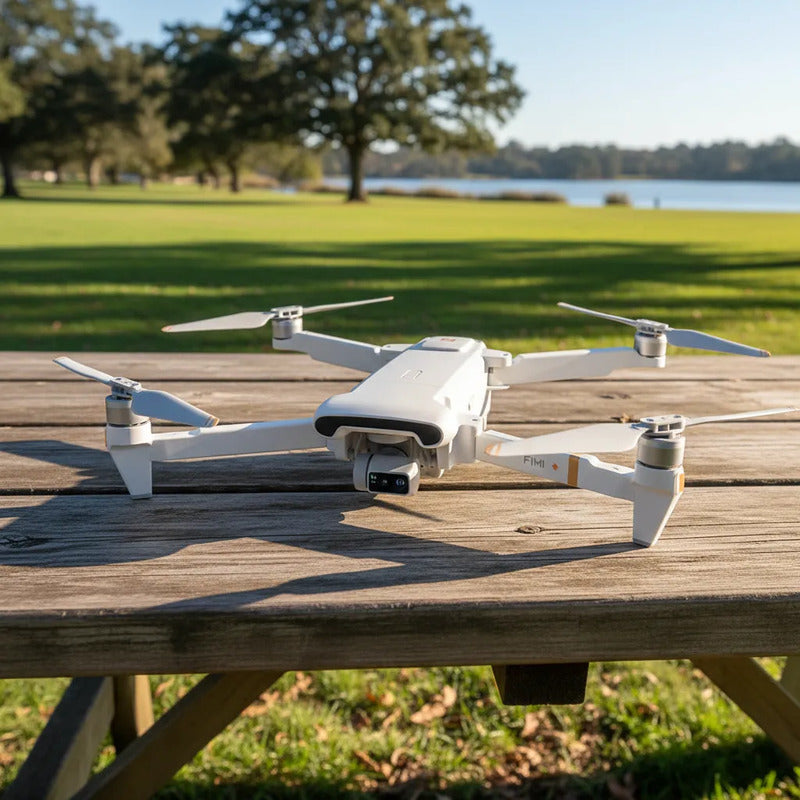 Dron Fimi Fimi X8 Tele 4k Wide Angle Ptz 48 Minutos Vuelo Blanco