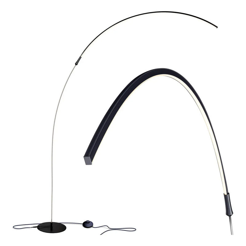 Brightech, L&aacute;mpara De Piso Led Sparq Arc. Curva, Dis.