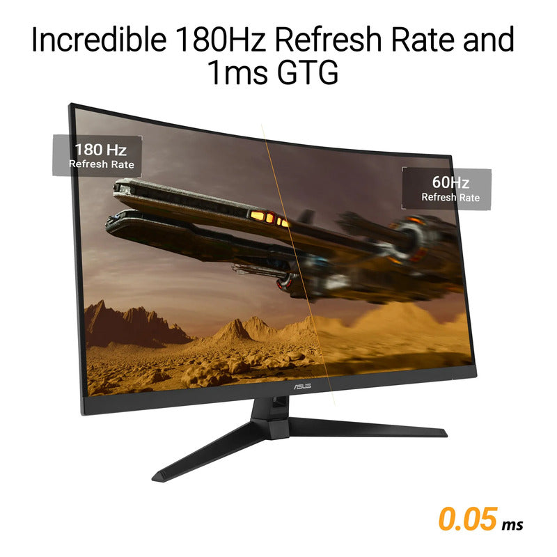 Monitor Curvo De 31.5 Pulgadas Qhd 180hz 0.5ms Freesync 120.0 Voltaje
