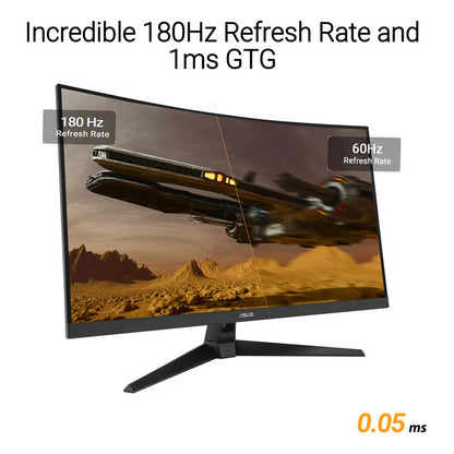 Monitor Curvo De 31.5 Pulgadas Qhd 180hz 0.5ms Freesync 120.0 Voltaje