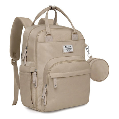 Mochila Para Pañales Impermeable Con Cambiador Y 17 Bolsillo Arcilla Diseño De La Tela