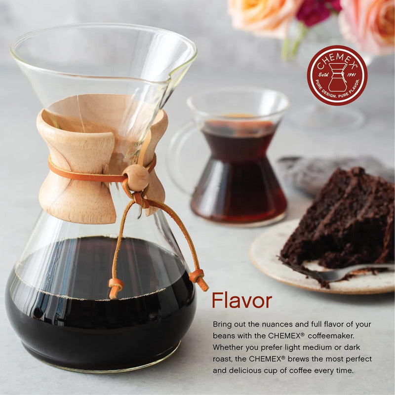Cafetera De Vidrio Para Verter 8 Tazas Manual Fácil De Usar Transparente