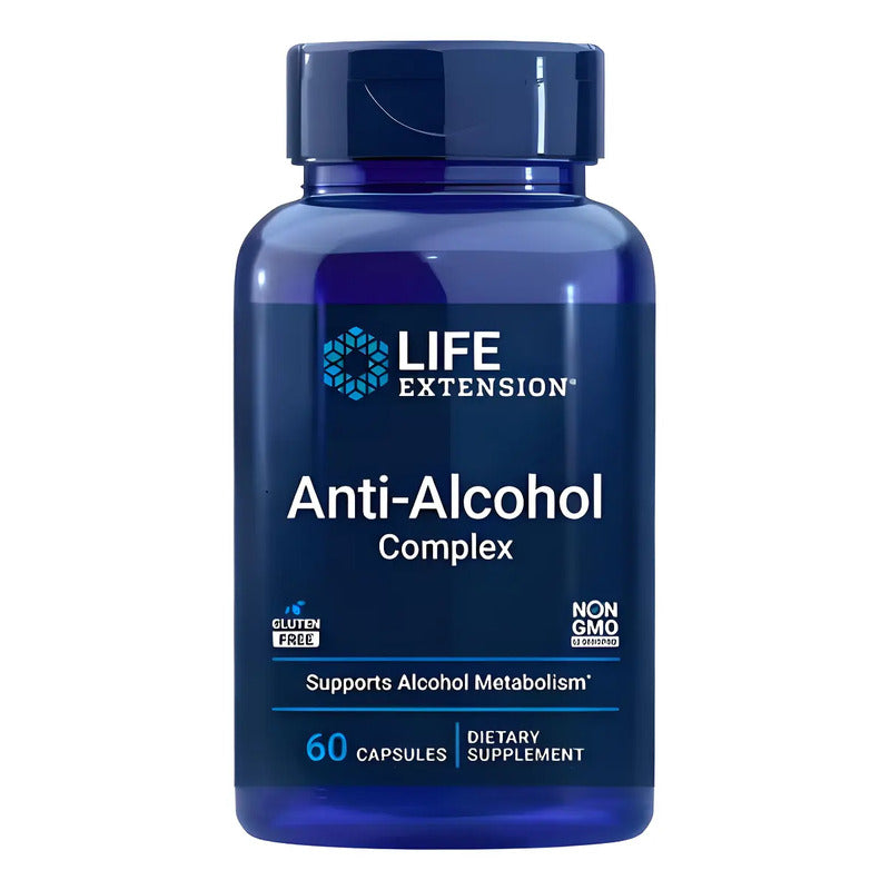 Life Extension Anti-alcohol X60 - Unidad A $2138 Sin Sabor