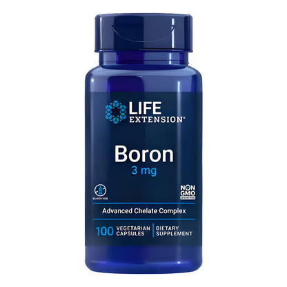 Boron 3 Mg Life Extension X 100 - Unidad A $855 Sin Sabor