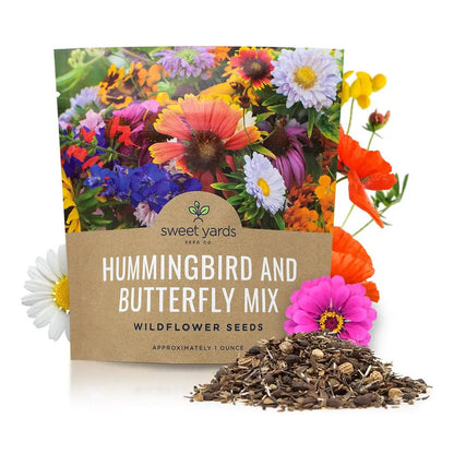 Wildflower Seeds - Mezcla De Mariposas Y Pájaros Colibríe