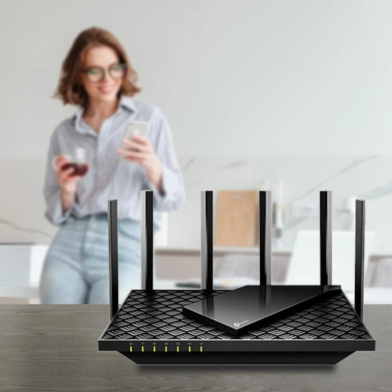 Router Wifi 6 Gigabit Ax5400 Doble Banda Cobertura Amplia
