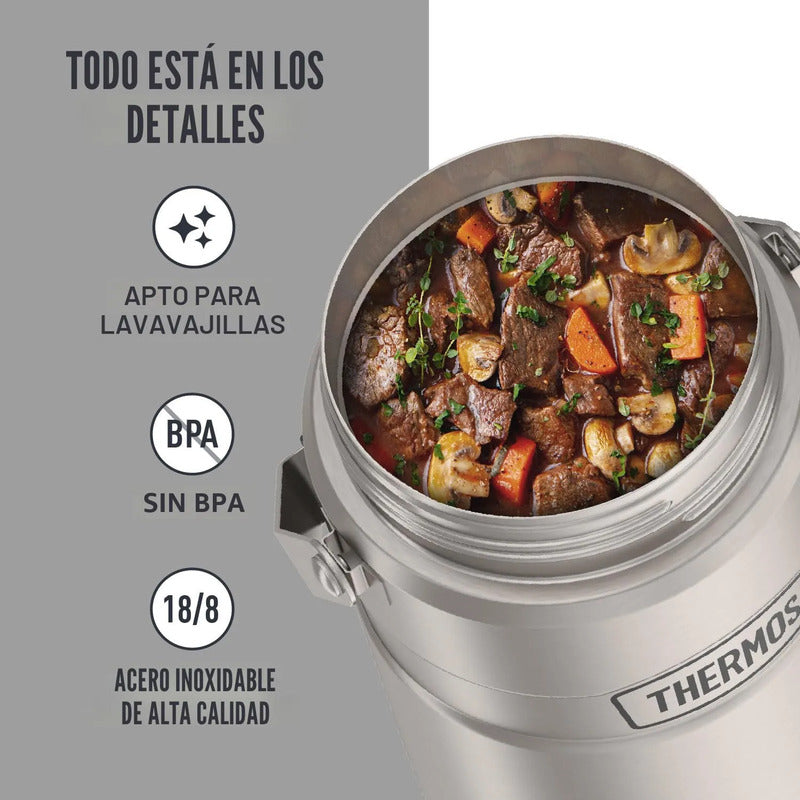 Tarro De Alimentos Aislado Vacío 1,4 Litros Acero Inoxidable Mate Acero Inoxidable (matte Stainless Steel)