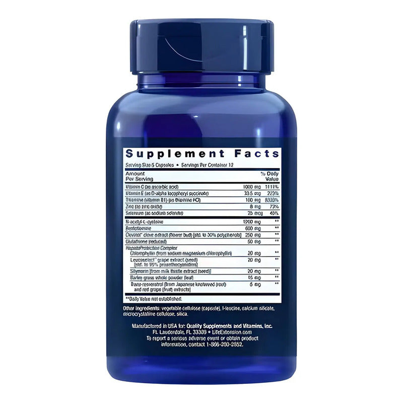 Life Extension Anti-alcohol X60 - Unidad A $2138 Sin Sabor