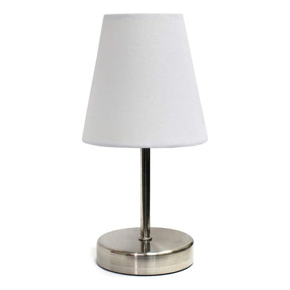 Simple Designs Home Lt-red Lámpara De Mesa Con Pantalla De