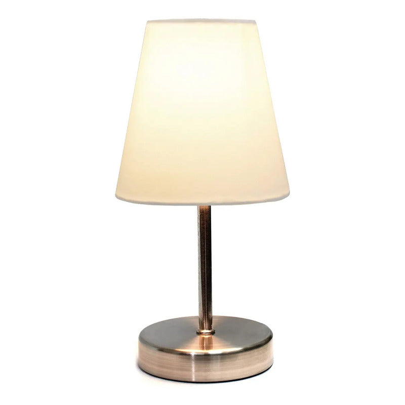 Simple Designs Home Lt-red Lámpara De Mesa Con Pantalla De