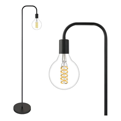 Lámpara De Pie Industrial Oneach Led Para Sala Y Dormitorio Verde Oscuro